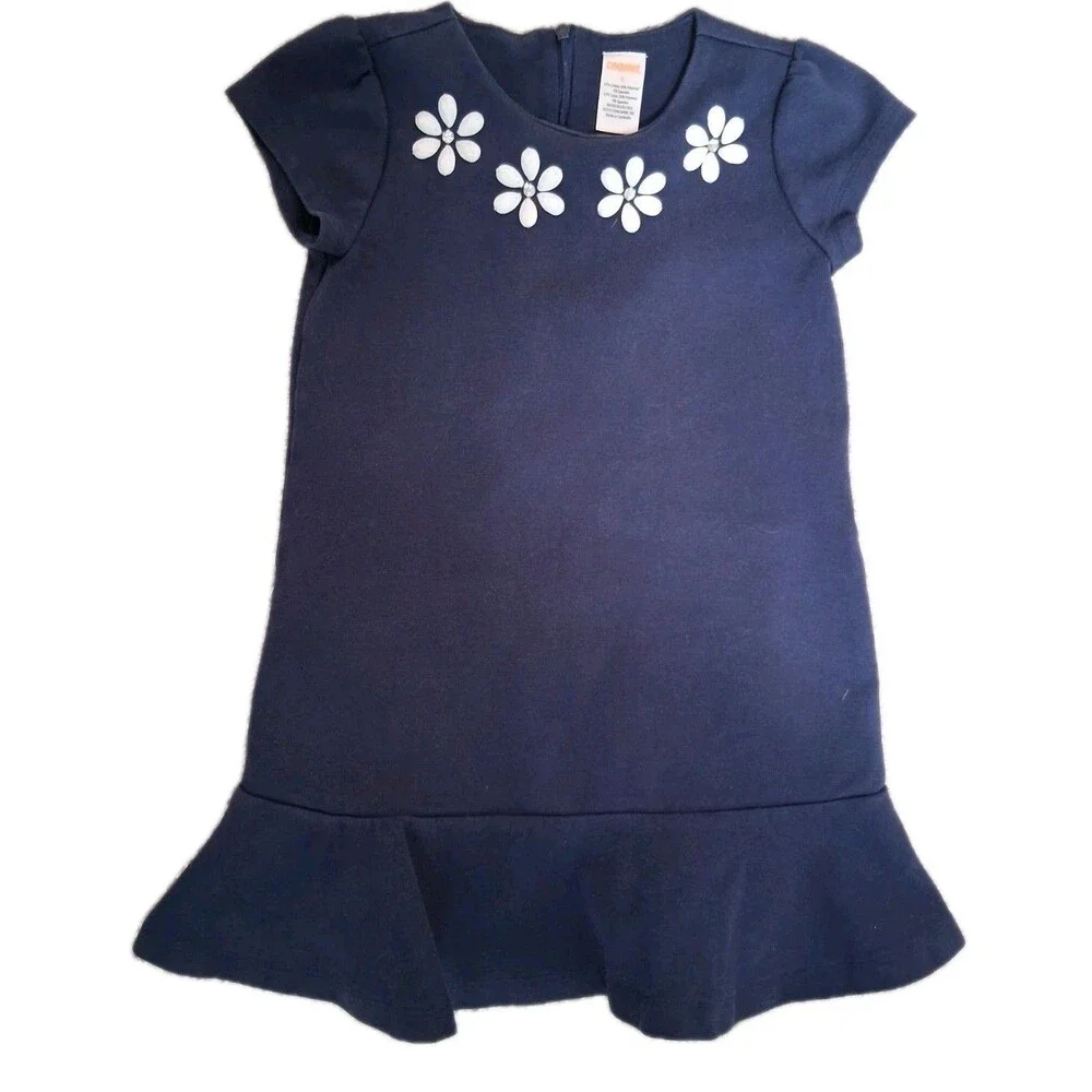 Gymboree Marina Party Gem Daisy Ponte Dress Size 6